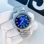 ROLEX Day-date 904L Steel Automatic Movement 36*10MM Blue Watch